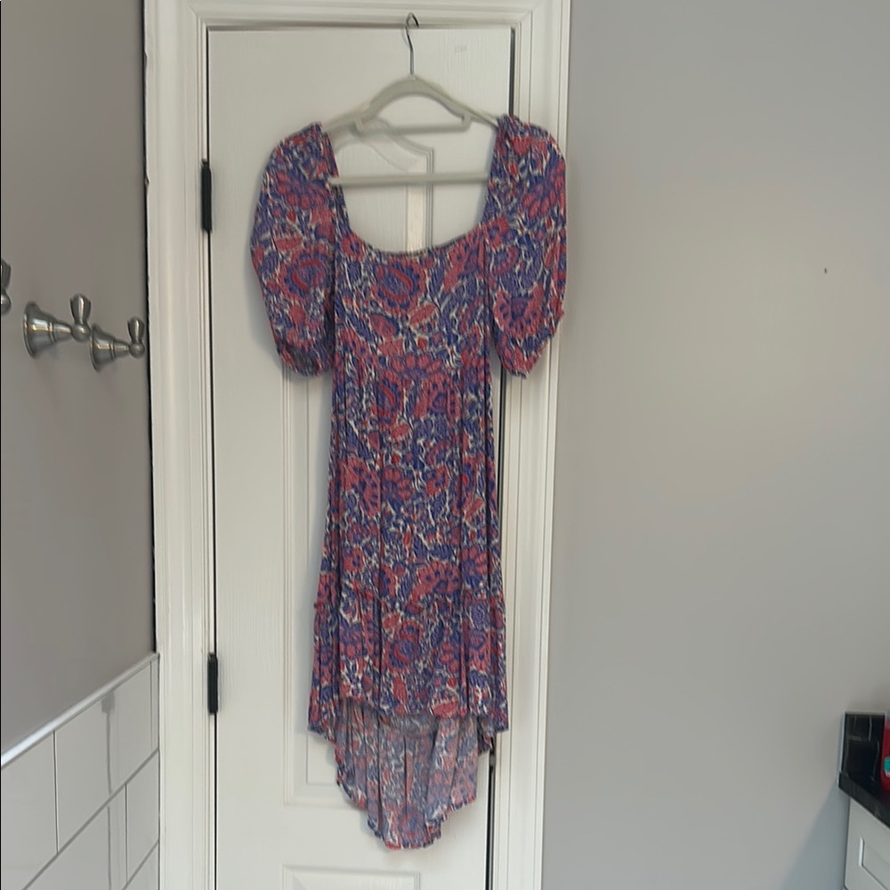 Floral High-Low Dress